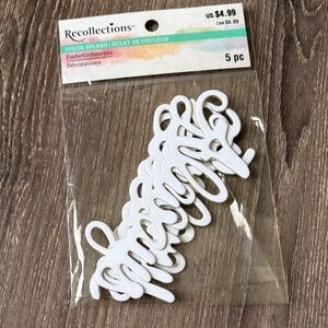 ❤️$3 Recollections Color Splash Embellishments 5 Pieces